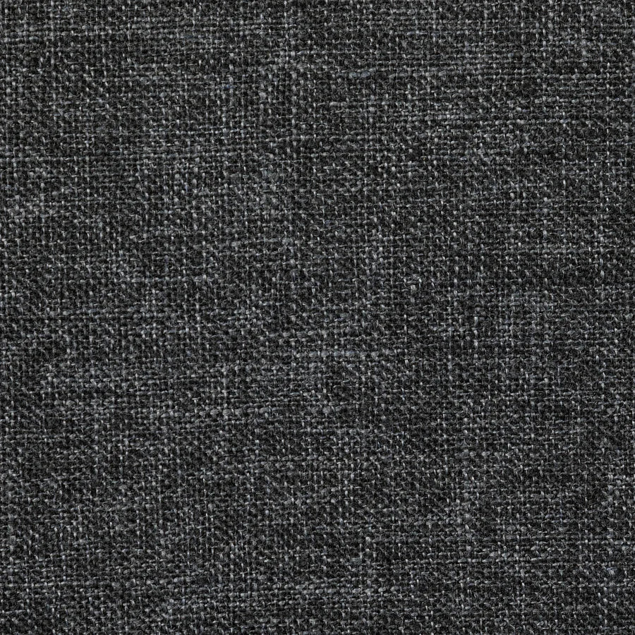 Dark Gray Sectional Couch and Storage Ottoman