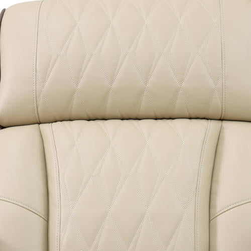 Beige Power Recliner Sectional Couch