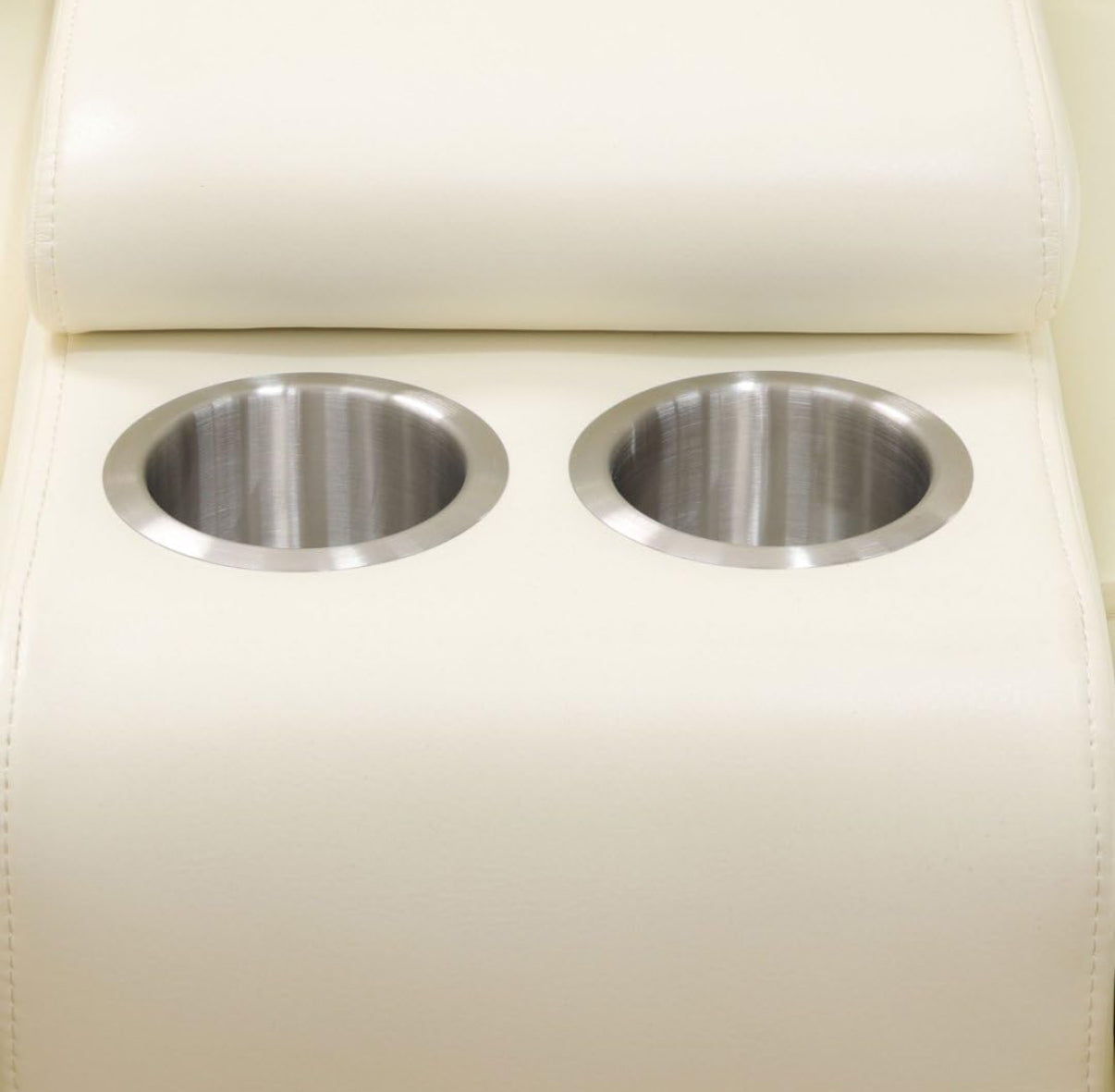 White Power Electric Reclining Couch