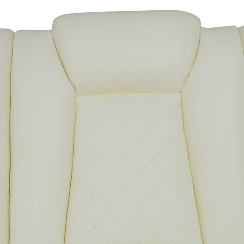 White Power Reclining Couch 3-Pc Set — Sofa • Loveseat • Chair